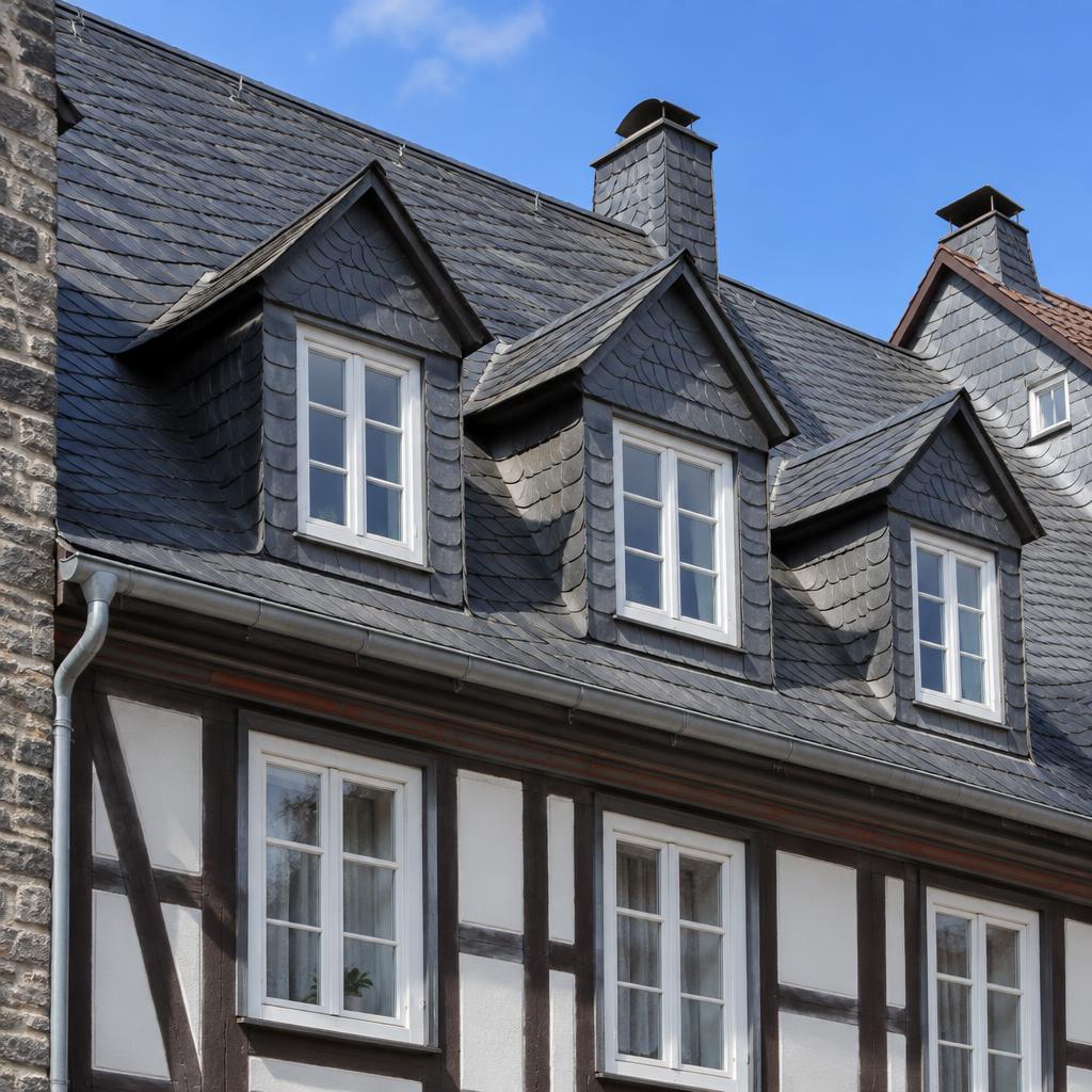 Gauben in Schiefer